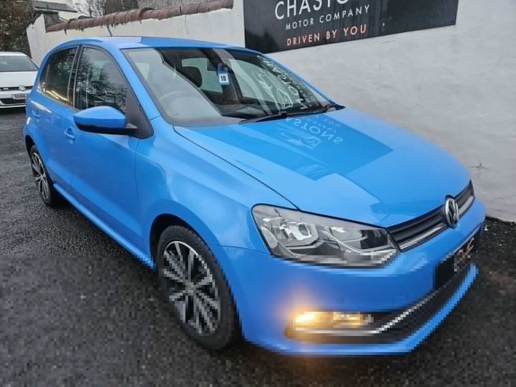 Volkswagen Polo Hatchback 1.2 Tsi Bluemotion Tech Match 2017 LT17WWZ Blue #3