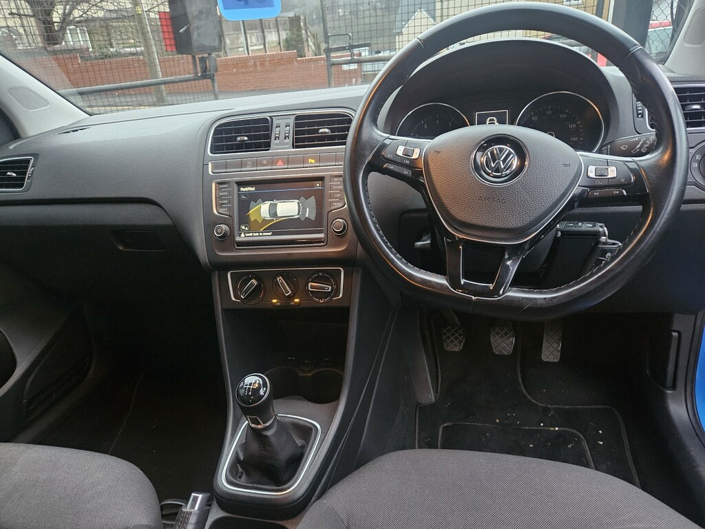 Volkswagen Polo Hatchback 1.2 Tsi Bluemotion Tech Match 2017 LT17WWZ Blue #4