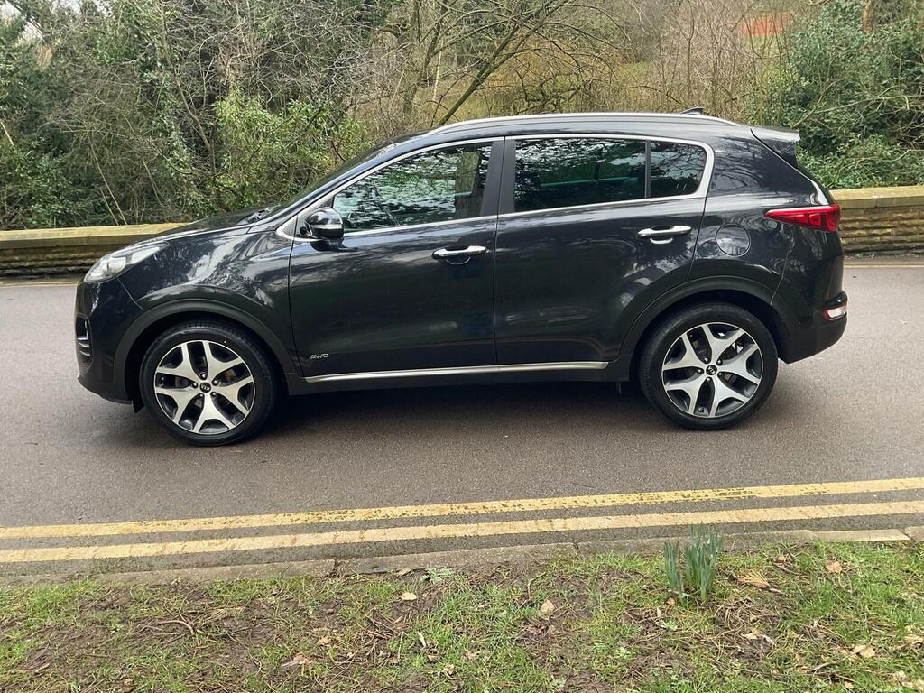 Kia Sportage 2.0 Crdi Gt-line Awd Euro 6 RE66EKJ Black #6