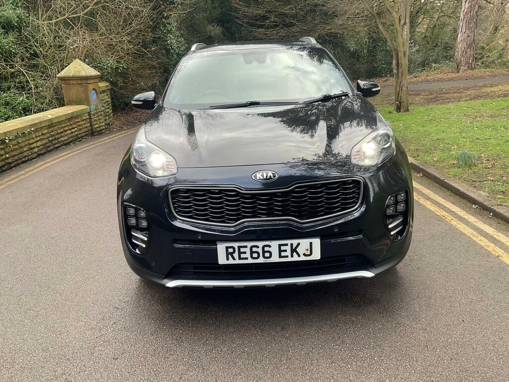 Kia Sportage 2.0 Crdi Gt-line Awd Euro 6 RE66EKJ Black #4