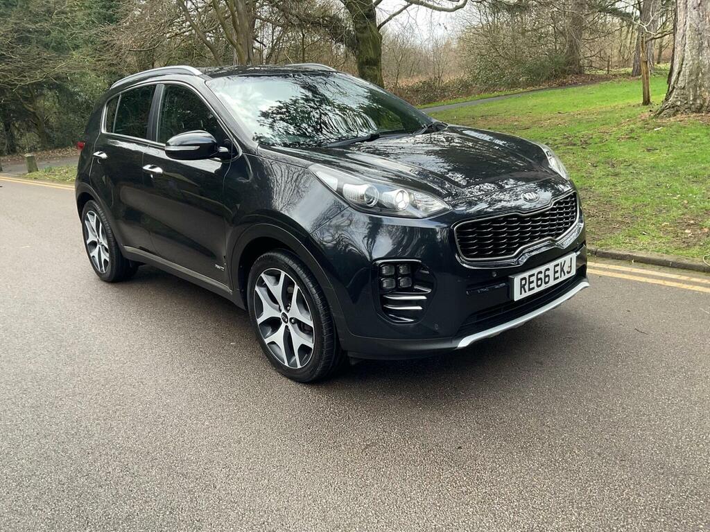 Kia Sportage 2.0 Crdi Gt-line Awd Euro 6 RE66EKJ Black #3