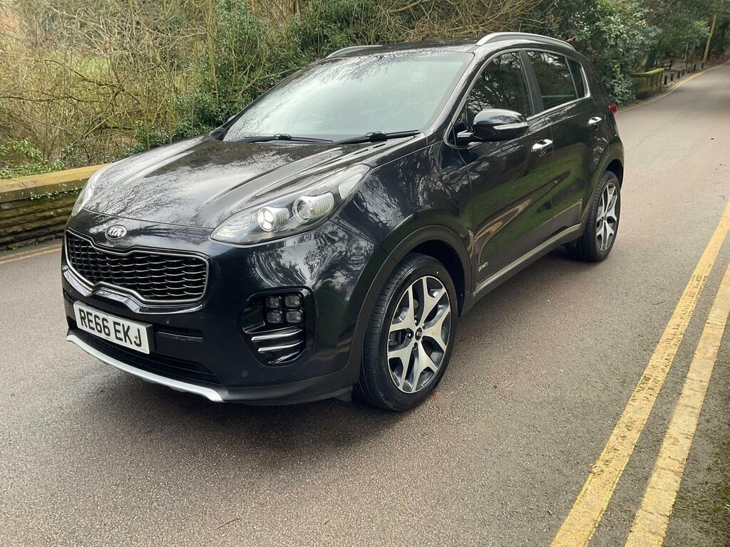 Kia Sportage 2.0 Crdi Gt-line Awd Euro 6 RE66EKJ Black #5