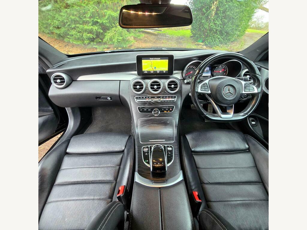 Mercedes-Benz C Class 2.1 C220d Amg Line G-tronic Euro 6 S S LN16OUC Black #2