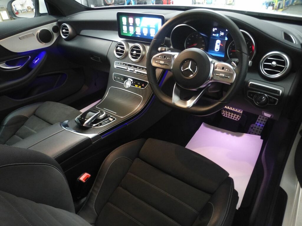 Mercedes-Benz C Class 1.5 C200 Mhev Amg Line Premium Coupe BL19TOV White #2