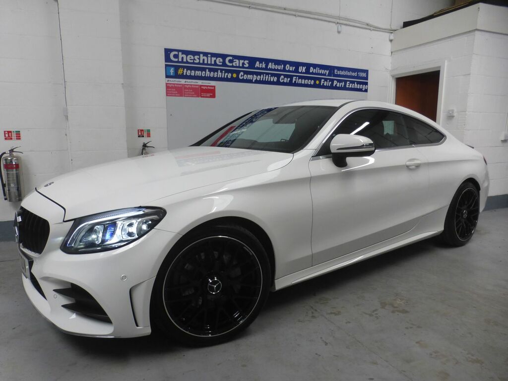 Mercedes-Benz C Class 1.5 C200 Mhev Amg Line Premium Coupe White