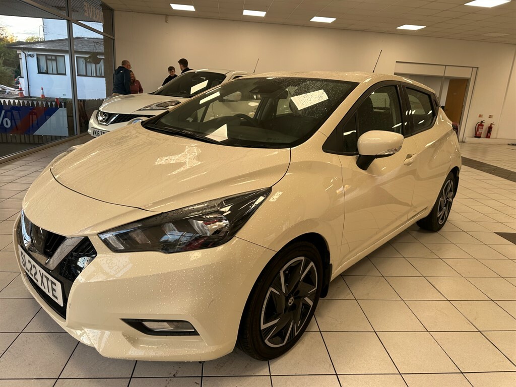 Nissan Micra 1.0 L Ig-t Acenta SL22XTE White #2