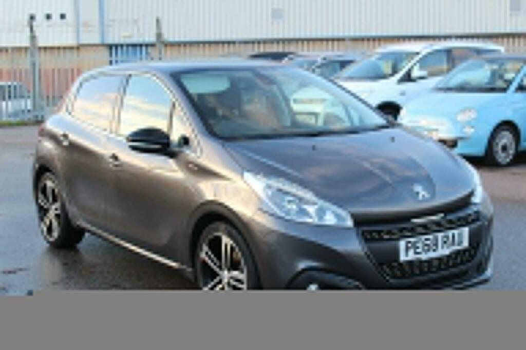Peugeot 208 Hatchback 1.2 Puretech Gpf Gt Line Euro 6 Ss PE68RAU Grey #3