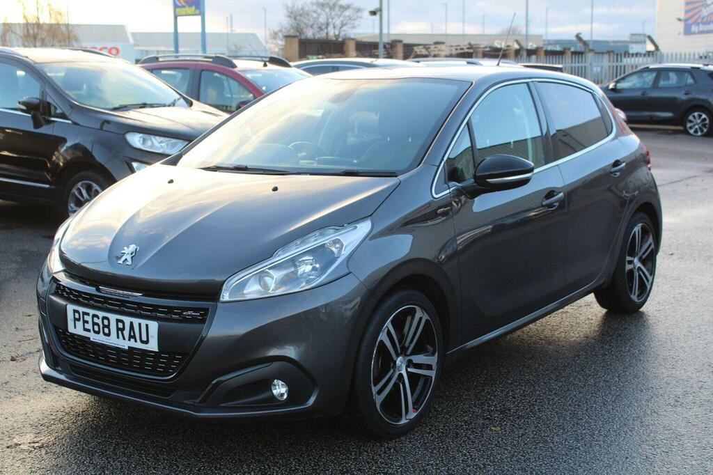 Peugeot 208 Hatchback 1.2 Puretech Gpf Gt Line Euro 6 Ss PE68RAU Grey #6