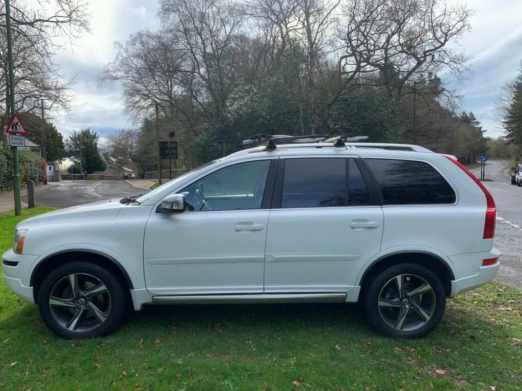 Volvo XC90 D5 R-design Awd EXZ9009 White #4