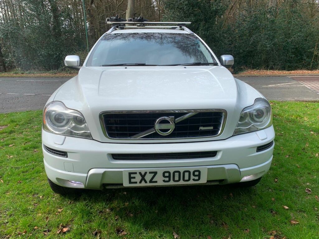 Volvo XC90 D5 R-design Awd EXZ9009 White #2