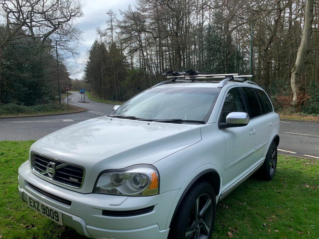 Volvo XC90 D5 R-design Awd EXZ9009 White #3