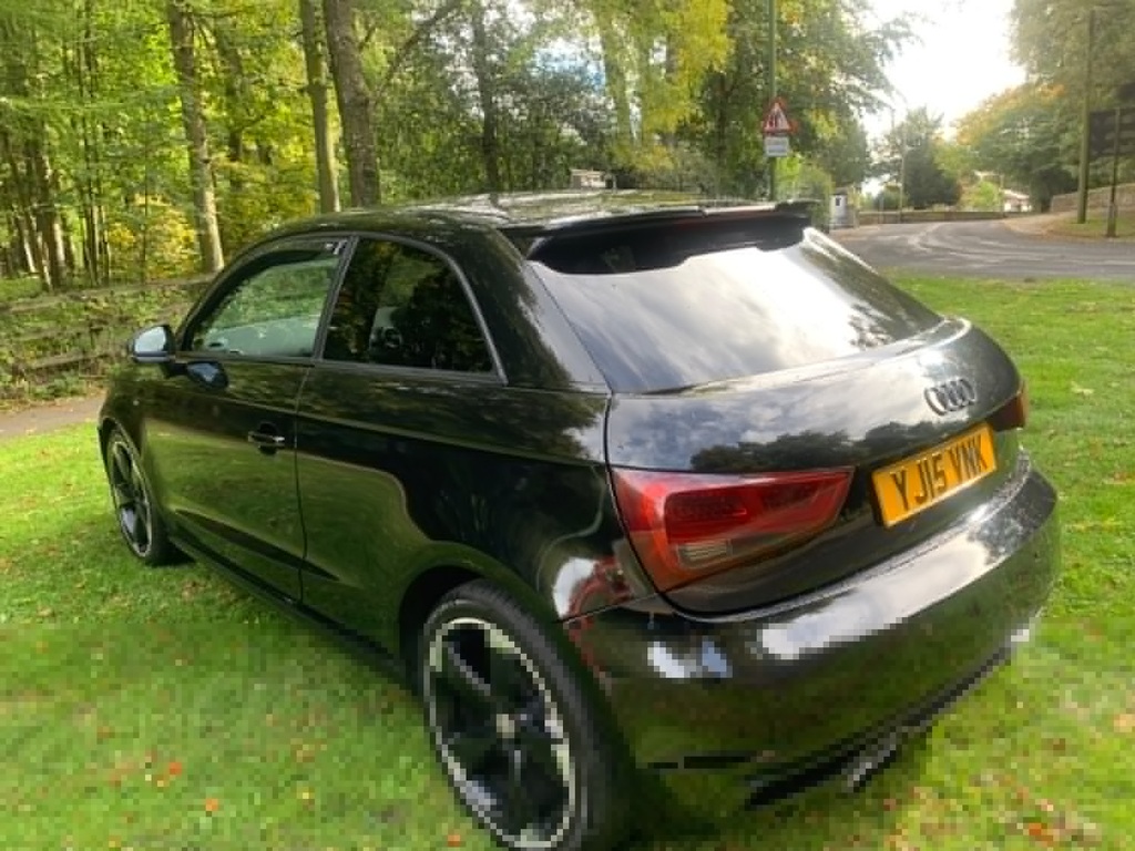 Audi A1 Tfsi S Line Black Edition YJ15VNK Black #6