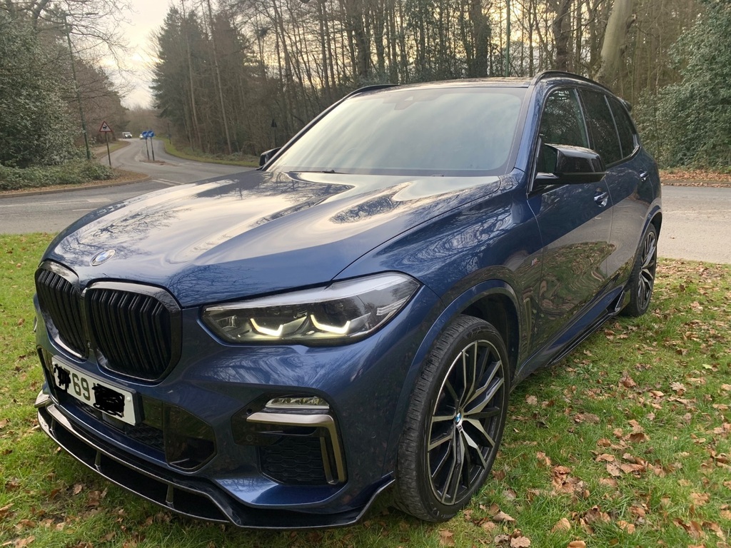 BMW X5 M50d VF69HVY Blue #5