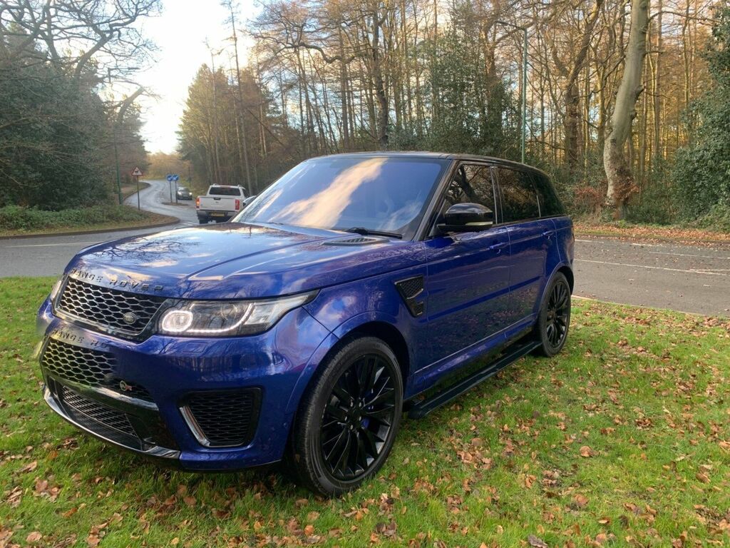 Land Rover Range Rover Sport V8 Svr N88SVR Blue #4