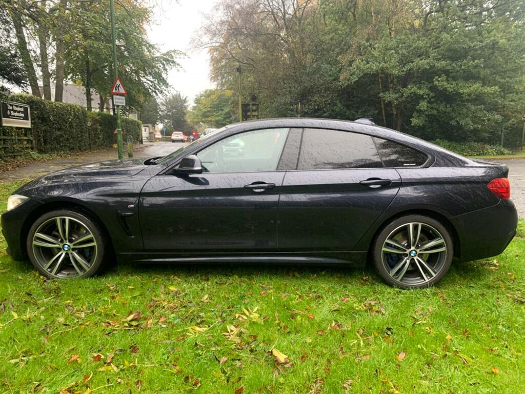 BMW 4 Series Gran Coupe 3.0 435D Xdrive M Sport Gran Coupe Black #4