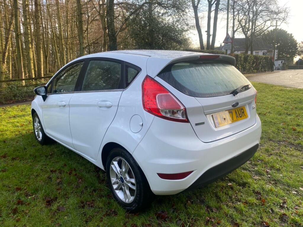 Ford Fiesta 1.0 T Ecoboost Zetec MT17AUR White #6