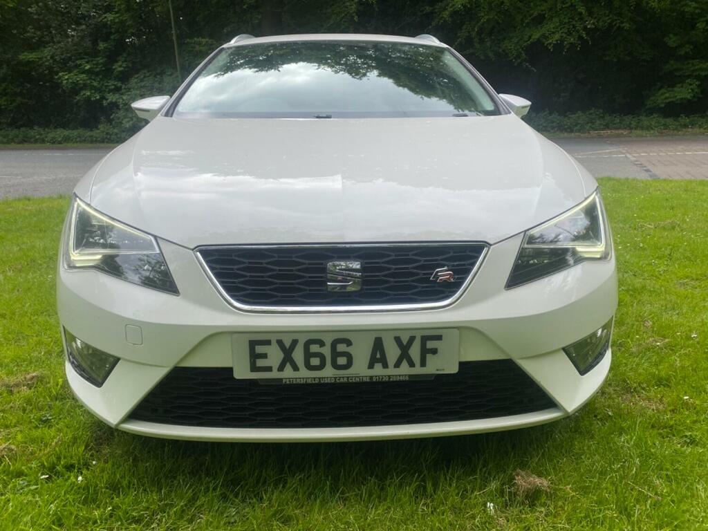 Seat Leon 2.0 Tdi Fr EX66AXF White #2