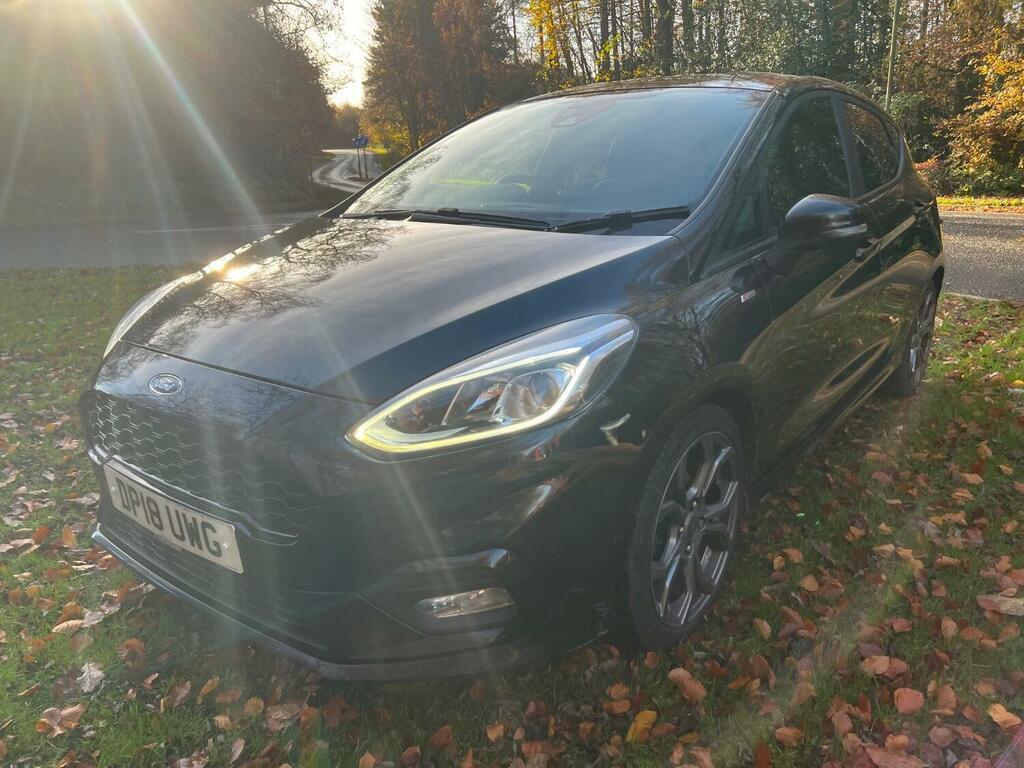Ford Fiesta 1.0 T Ecoboost St-line X DP18UWG Black #4