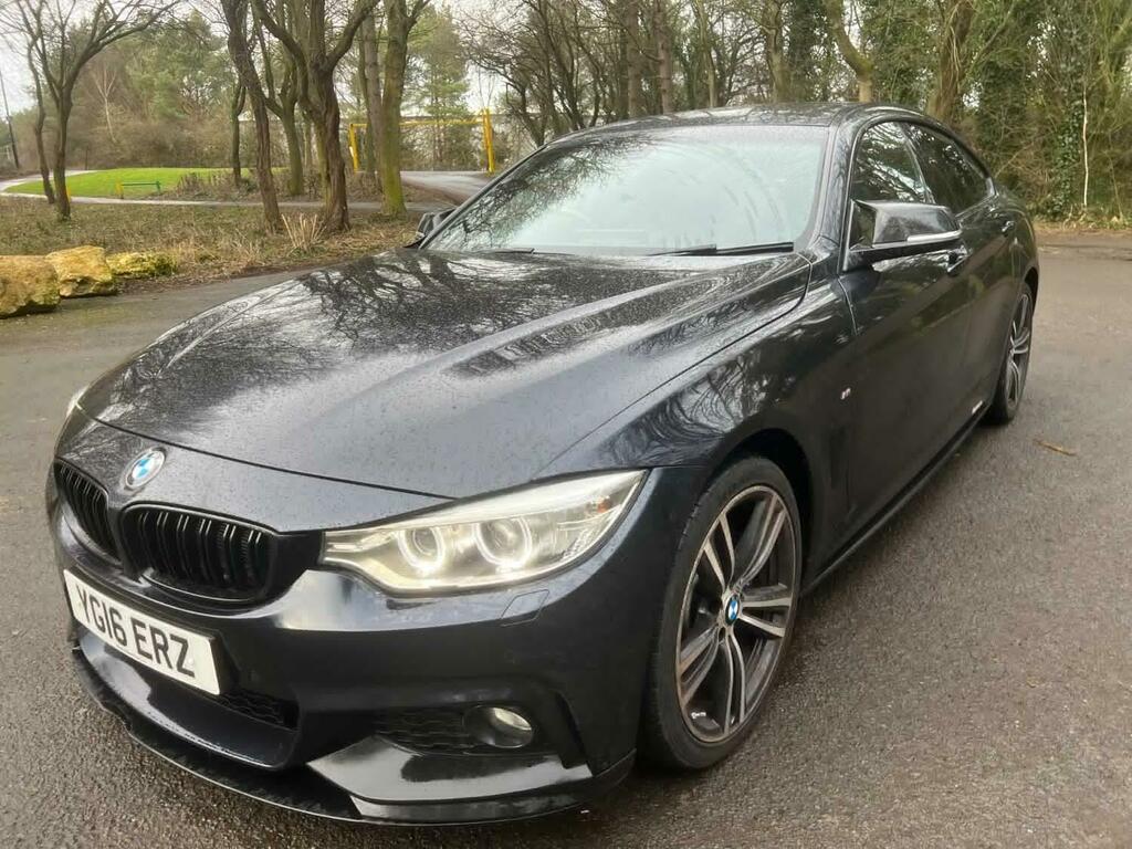 BMW 4 Series Gran Coupe 2.0 420D Xdrive M Sport Gran Coupe YG16ERZ Black #4