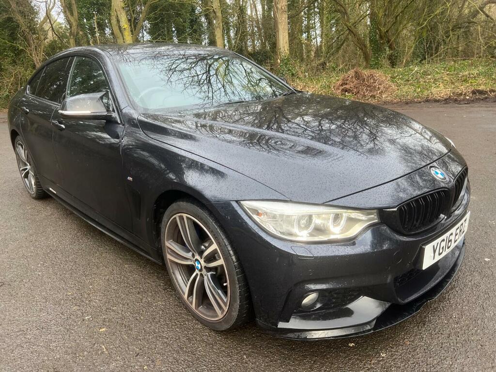 BMW 4 Series Gran Coupe 2.0 420D Xdrive M Sport Gran Coupe YG16ERZ Black #2