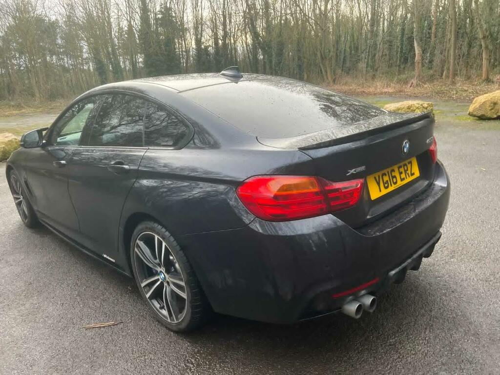 BMW 4 Series Gran Coupe 2.0 420D Xdrive M Sport Gran Coupe YG16ERZ Black #6