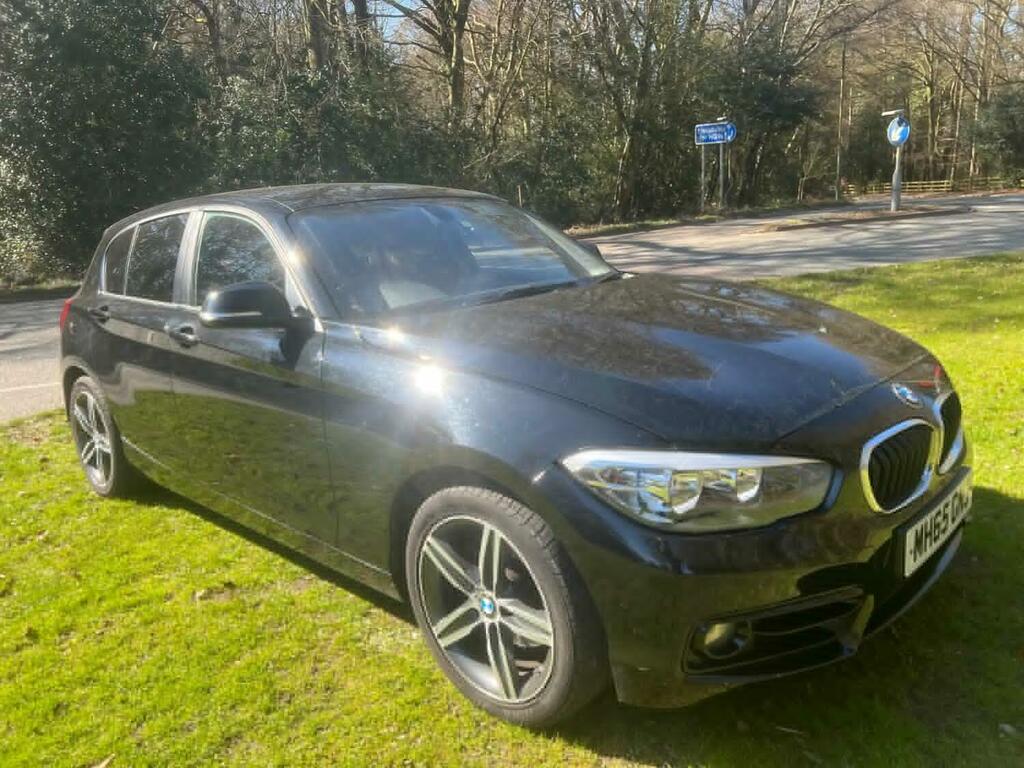 BMW 1 Series 2.0 120D Sport 5-Door MH65GNJ Black #2