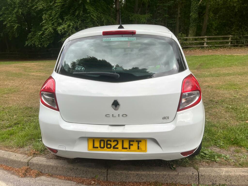Renault Clio 1.5 Dci Dynamique Tomtom LO62LFT White #6
