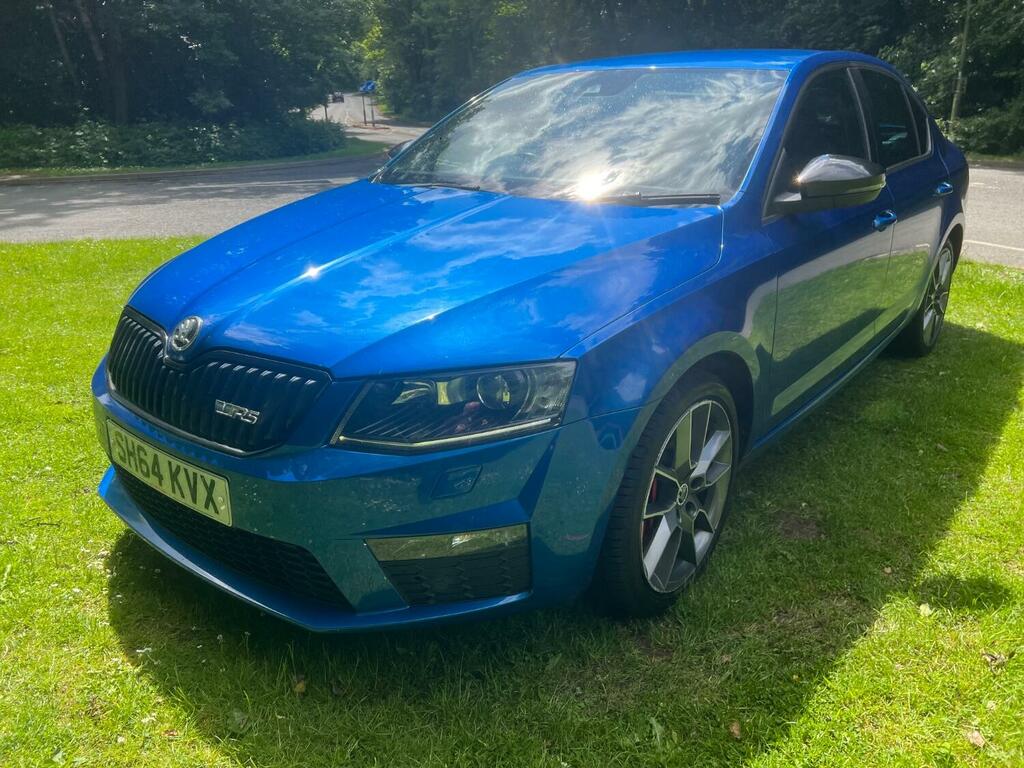 Skoda Octavia 2.0 Tdi Vrs SH64KVX Blue #4