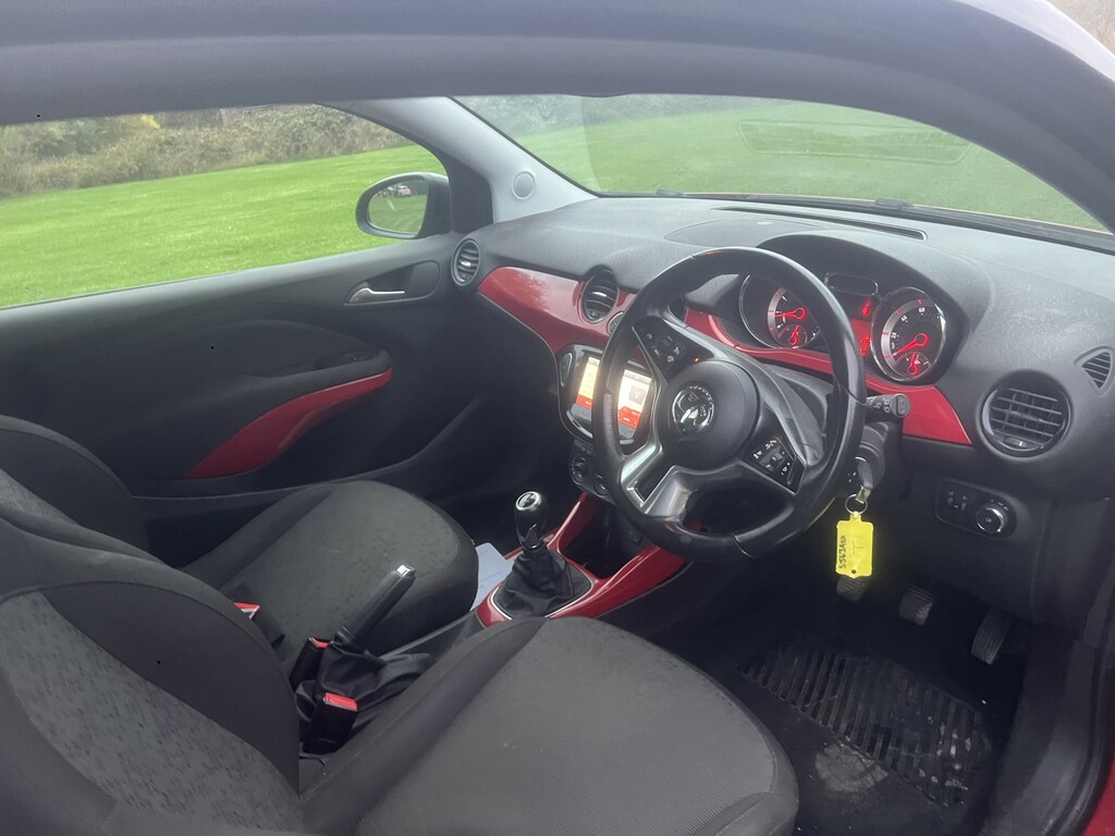 Vauxhall Adam 1.2 16V Jam SJ63ADX Red #6