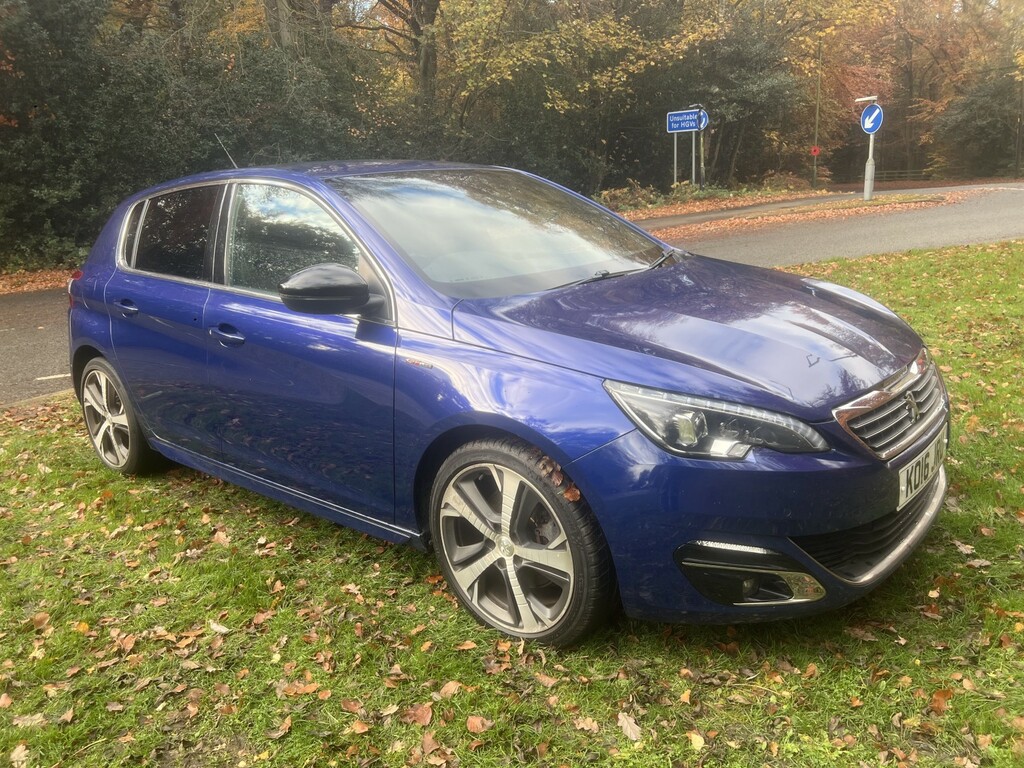 Peugeot 308 2.0 Bluehdi Gt Line KO16JRU Blue #2