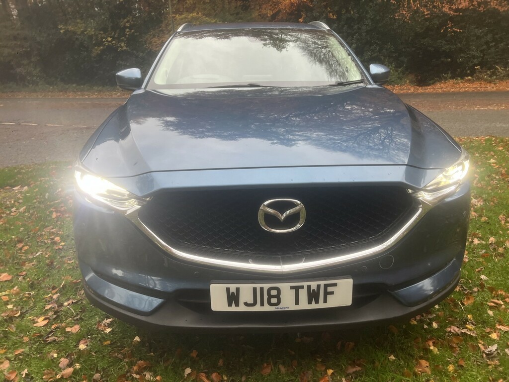 Mazda CX-5 2.2 Skyactiv-d Sport Nav WJ18TWF Blue #3