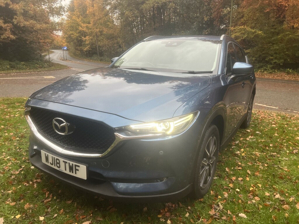 Mazda CX-5 2.2 Skyactiv-d Sport Nav WJ18TWF Blue #4