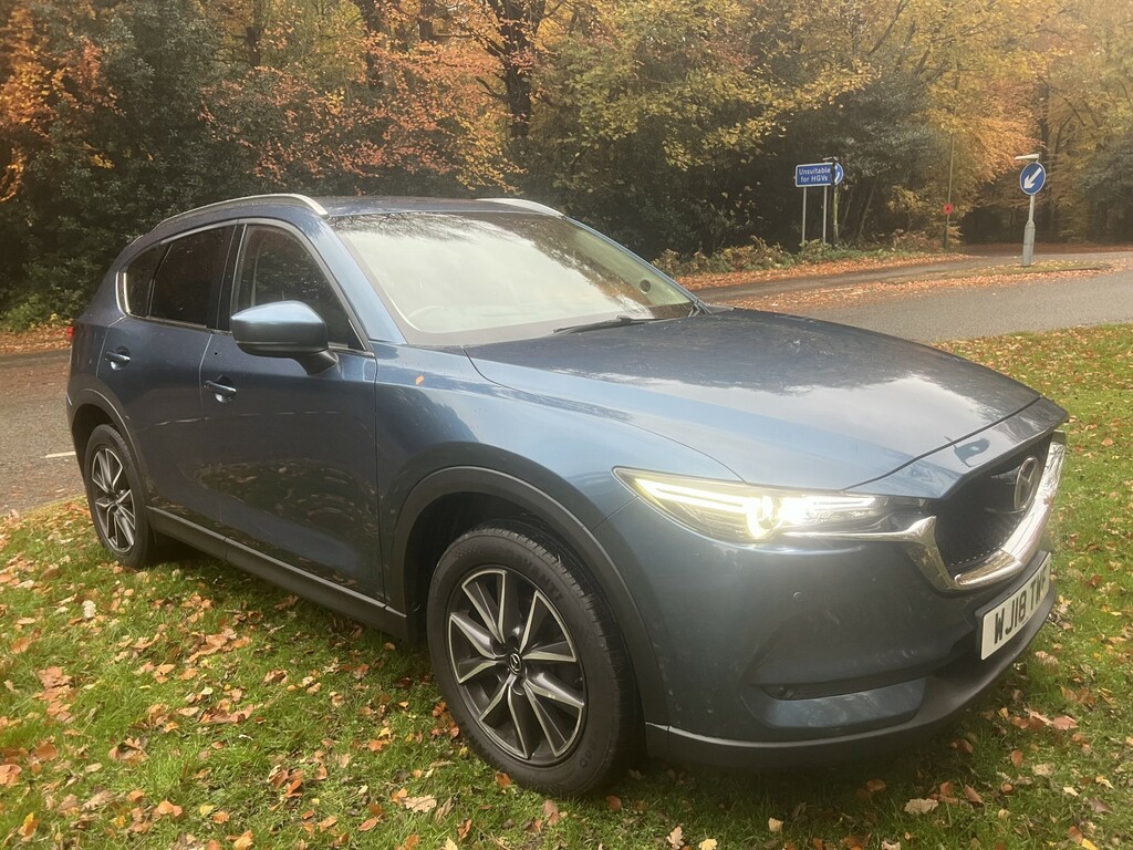 Mazda CX-5 2.2 Skyactiv-d Sport Nav WJ18TWF Blue #2