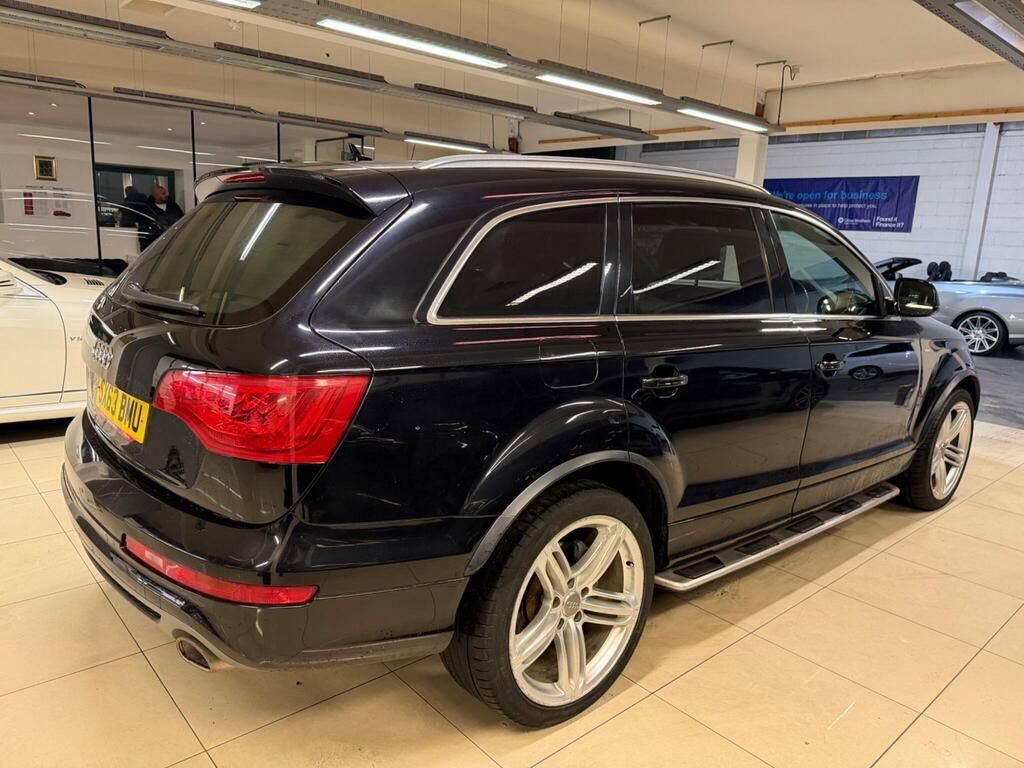 Audi Q7 3.0 Tdi V6 S Line Plus Tiptronic Quattro Euro 5 S SX63BMU Black #6