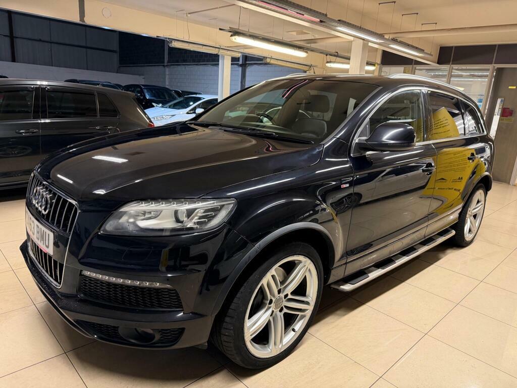 Audi Q7 3.0 Tdi V6 S Line Plus Tiptronic Quattro Euro 5 S SX63BMU Black #3