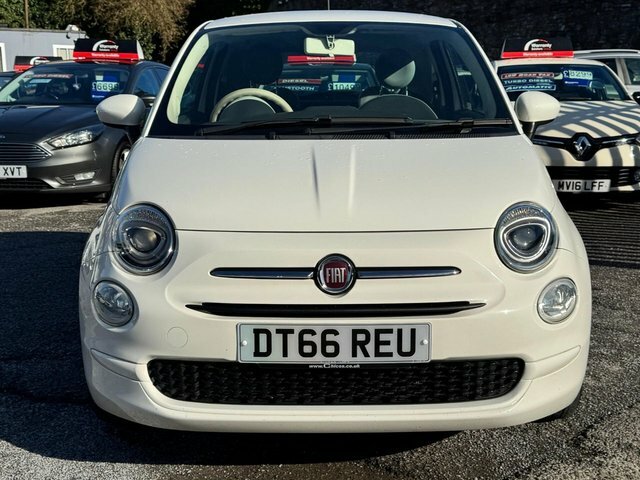 Fiat 500 2017 1.2 Eco Pop Star Hatchback DT66REU White #4