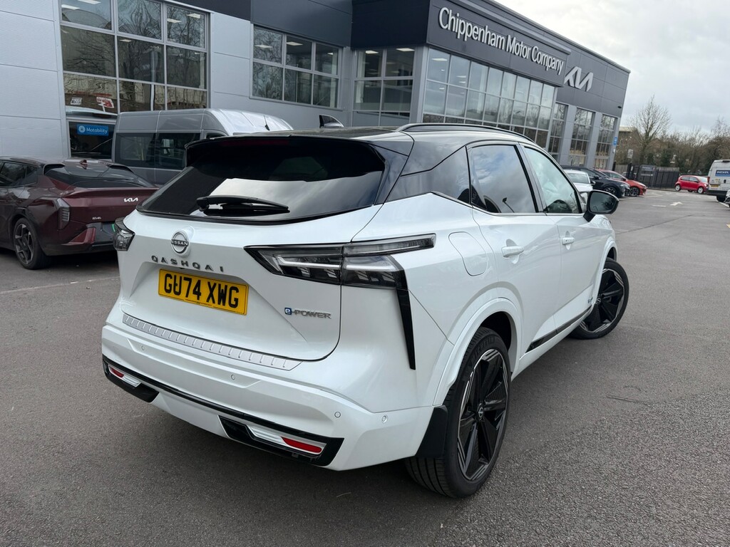 Nissan Qashqai 1.5 E-power N-design GU74XWG White #6
