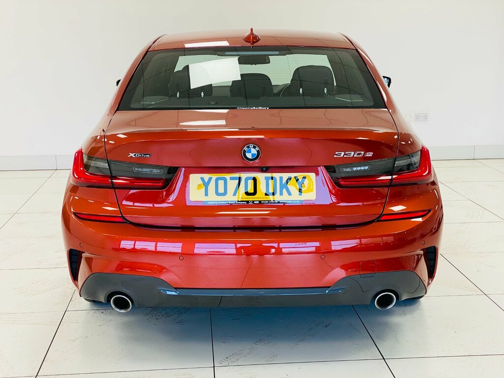 BMW 3 Series 2.0 330E 12Kwh M Sport Saloon Plug-in H YO70DKY Red #5