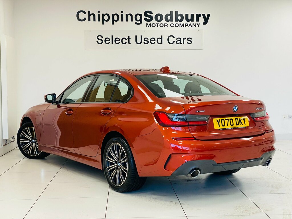 BMW 3 Series 2.0 330E 12Kwh M Sport Saloon Plug-in H YO70DKY Red #2