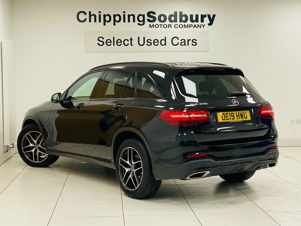 Mercedes-Benz GLC Class 2.0 Glc250 Amg Night Edition Suv G-tron OE19HWU Black #2