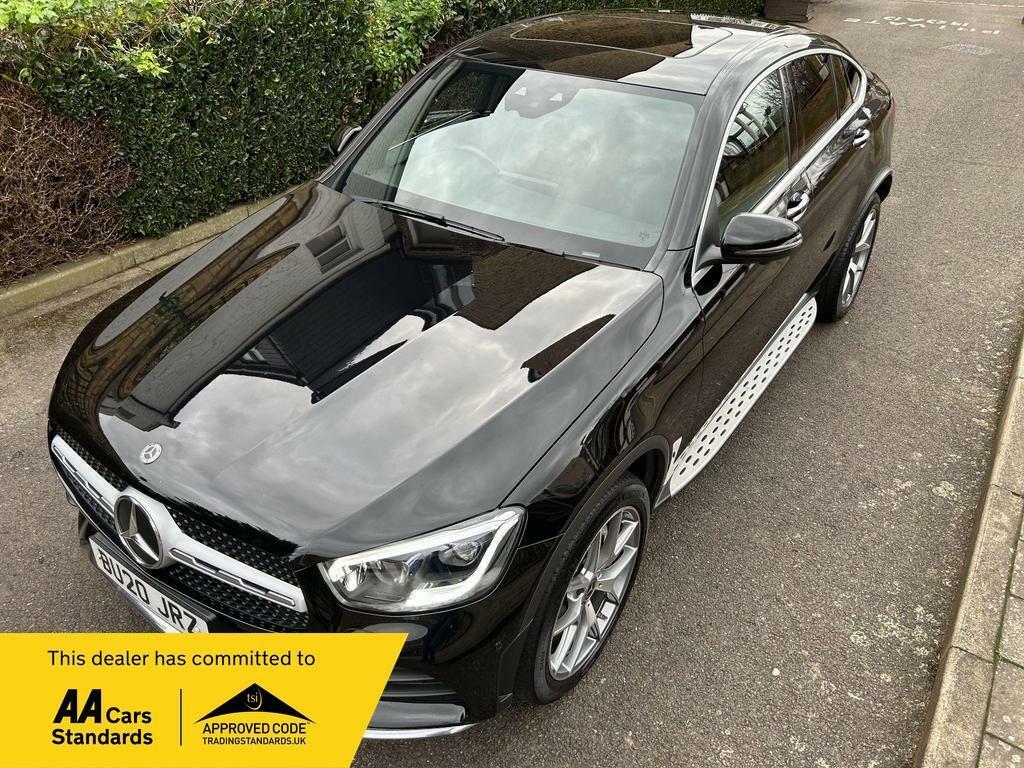 Mercedes-Benz GLC Class 2.0 Glc300 Mhev Amg Line Premium Plus Coupe G-tr Black