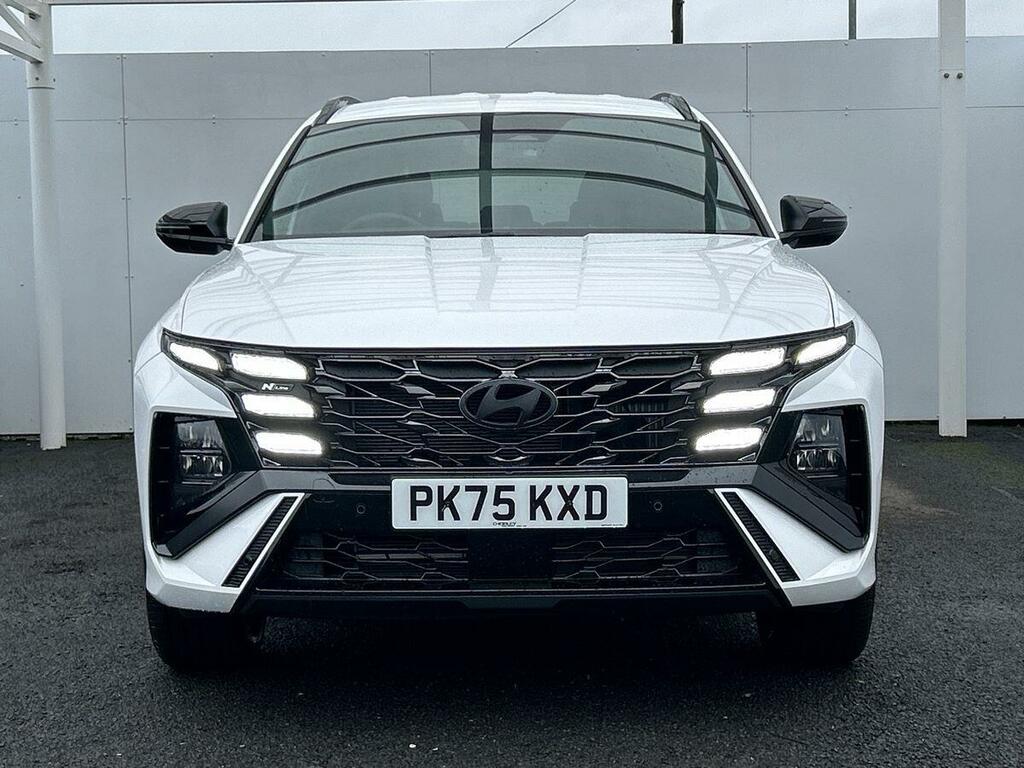 Hyundai Tucson 1.6 T-gdi N Line Euro 6 Ss PK75KXD White #4