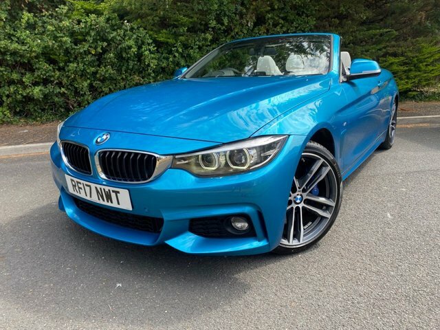 BMW 4 Series 440I M Sport Convertible Blue