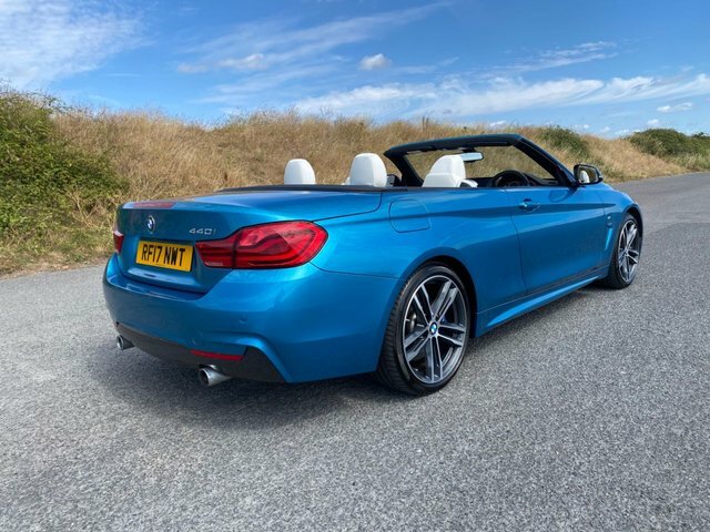 BMW 4 Series 440I M Sport Convertible Blue #5