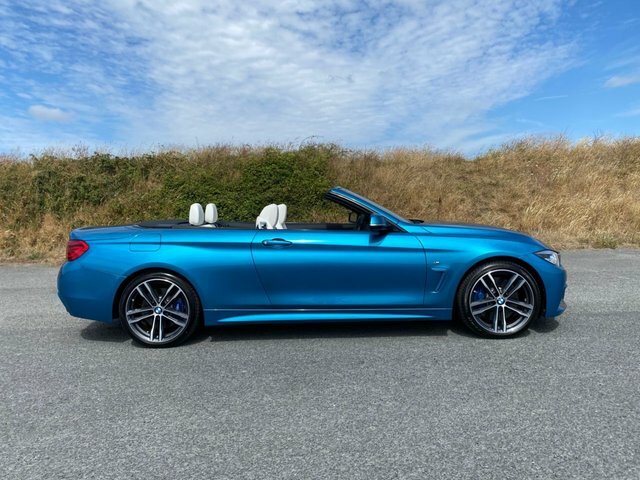 BMW 4 Series 440I M Sport Convertible Blue #6