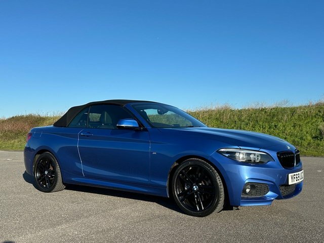 BMW 2 Series 220D M Sport Convertible Blue #6