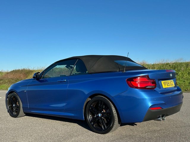 BMW 2 Series 220D M Sport Convertible Blue #4
