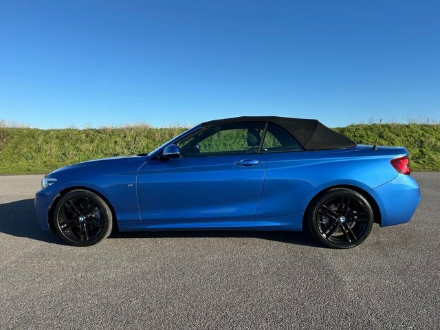 BMW 2 Series 220D M Sport Convertible Blue #3