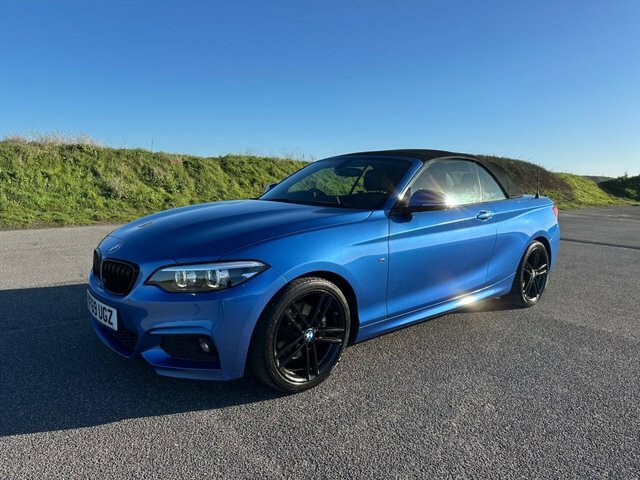 BMW 2 Series 220D M Sport Convertible Blue #2