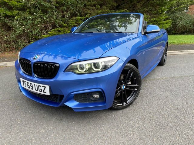 BMW 2 Series 220D M Sport Convertible Blue